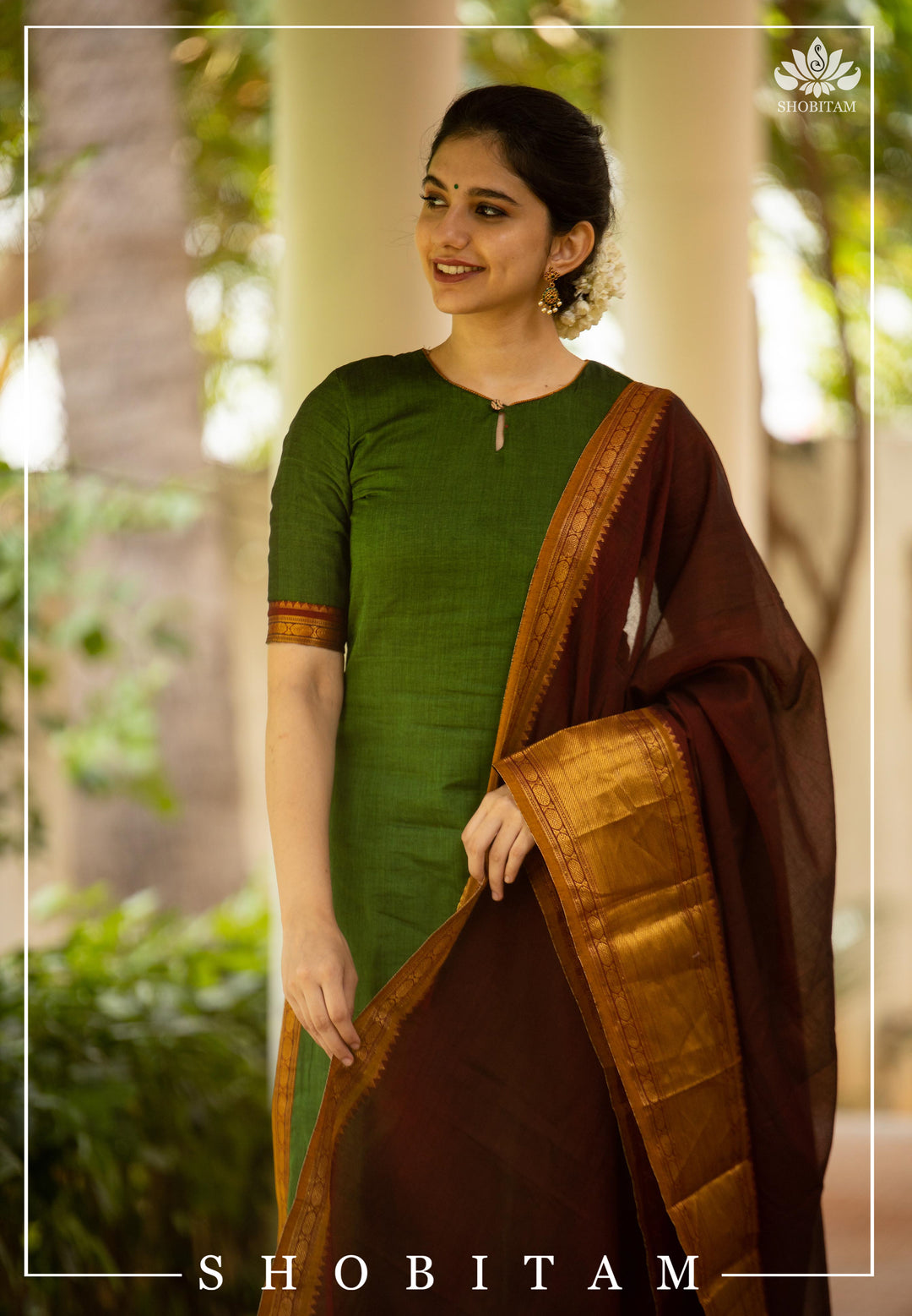 Thenmozhi Green | Shobitam Custom Gowns and Readymades