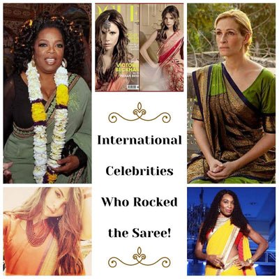 International Celebrities who Rocked the Saree!
