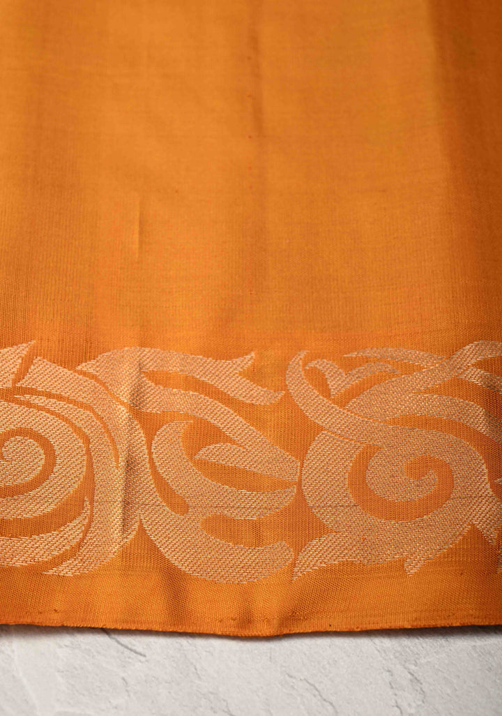 Raspberry Fusion Ikkat Kanjivaram Soft Silk Saree with Weave Jaal and Zari Border | SILK MARK CERTIFIED