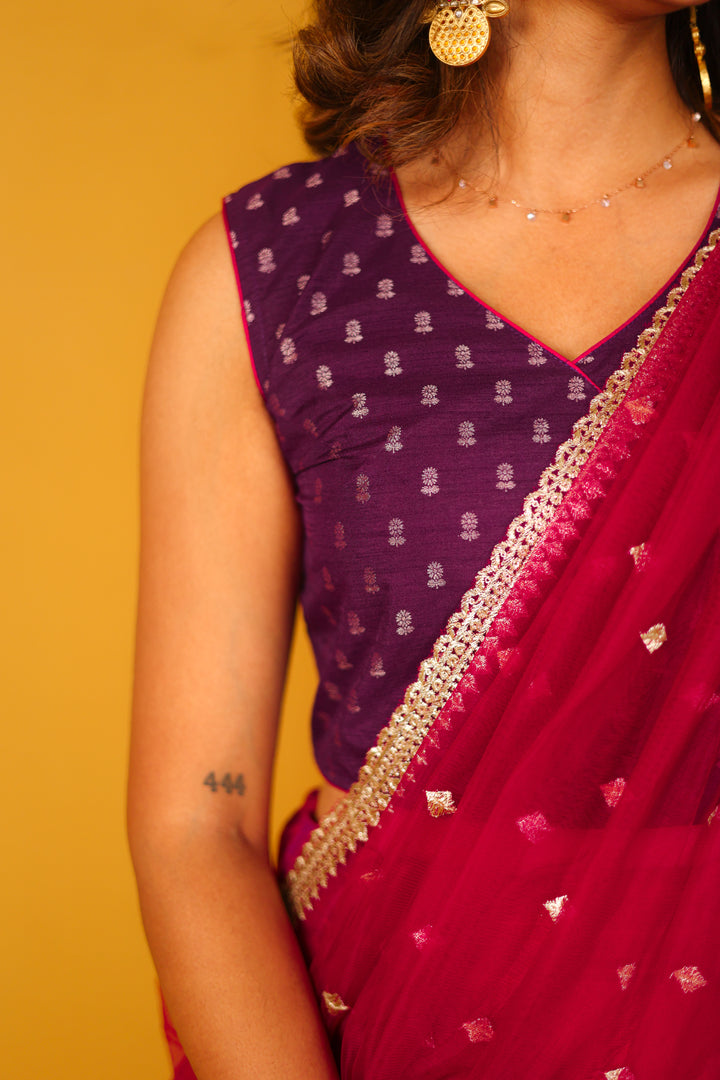 Vandana Violet & Magenta 3 Piece Set | Made To Order