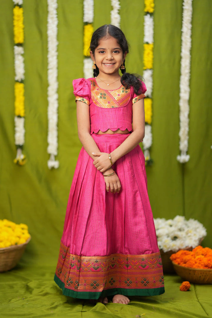 Hamsini Pink lehenga mini | Made To Order