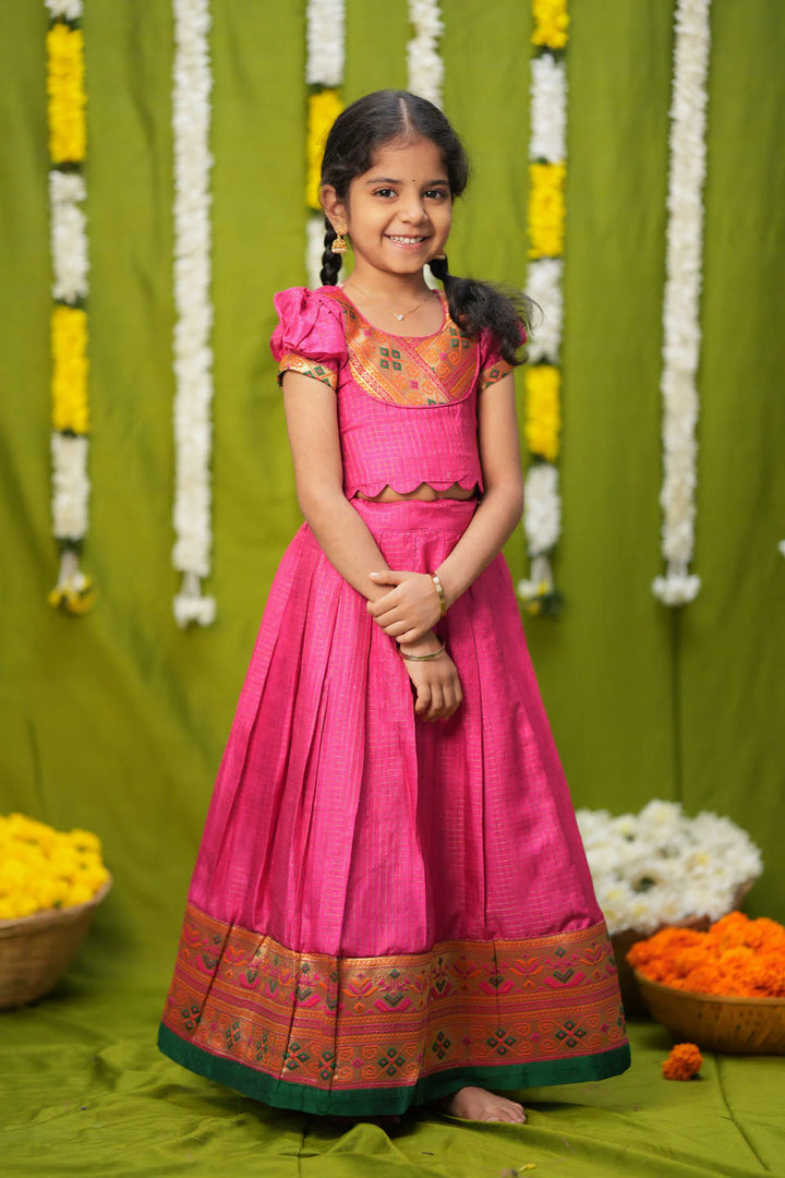 Hamsini Pink lehenga mini | Made To Order