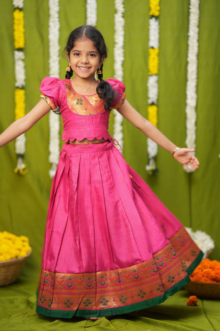Hamsini Pink lehenga mini | Made To Order