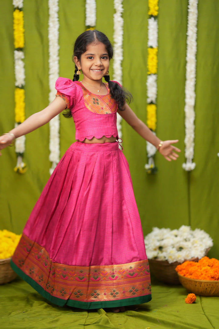 Hamsini Pink lehenga mini | Made To Order