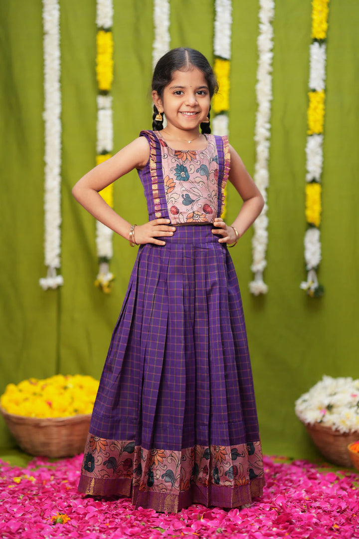 Akshara Purple Lehenga Mini | Made To Order