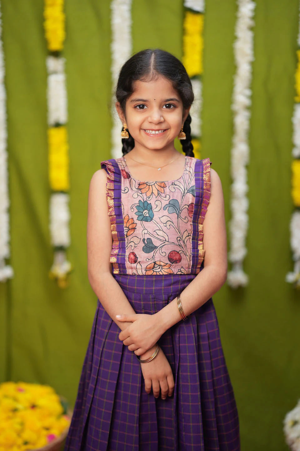 Akshara Purple Lehenga Mini | Made To Order