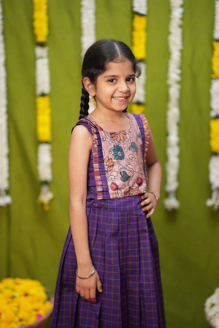 Akshara Purple Lehenga Mini | Made To Order