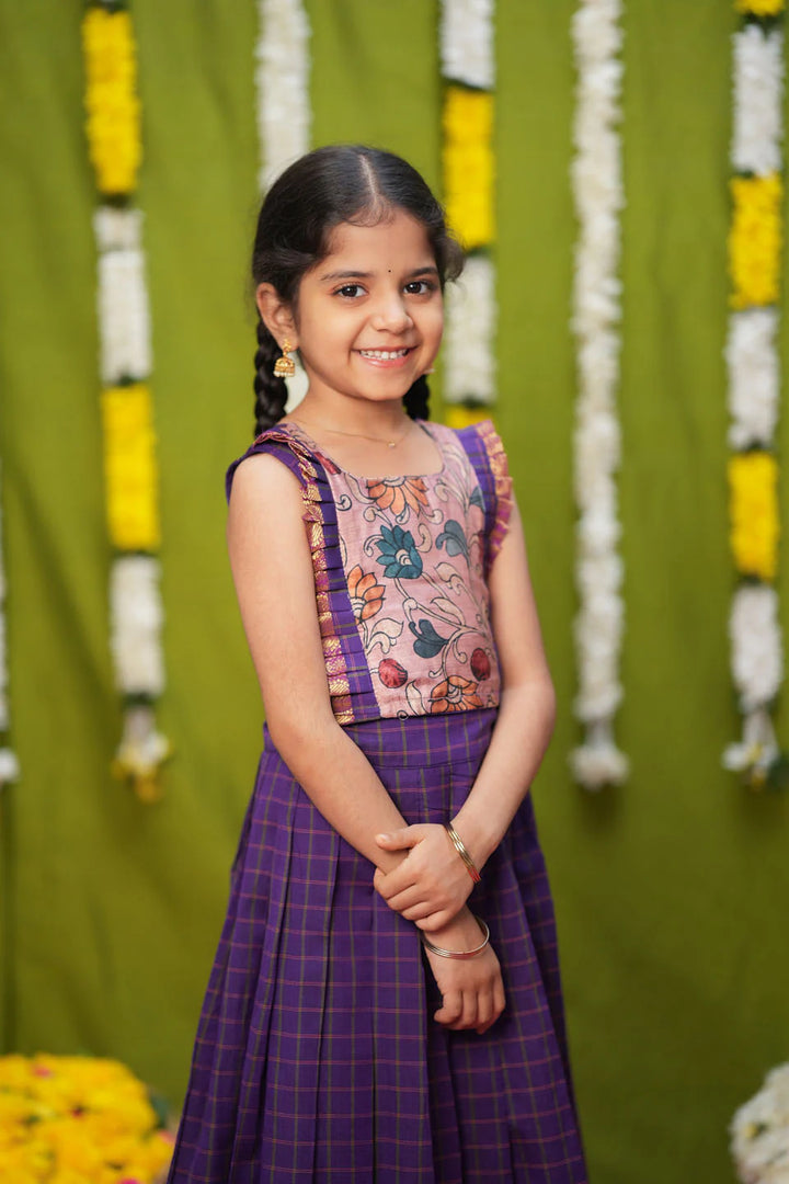 Akshara Purple Lehenga Mini | Made To Order