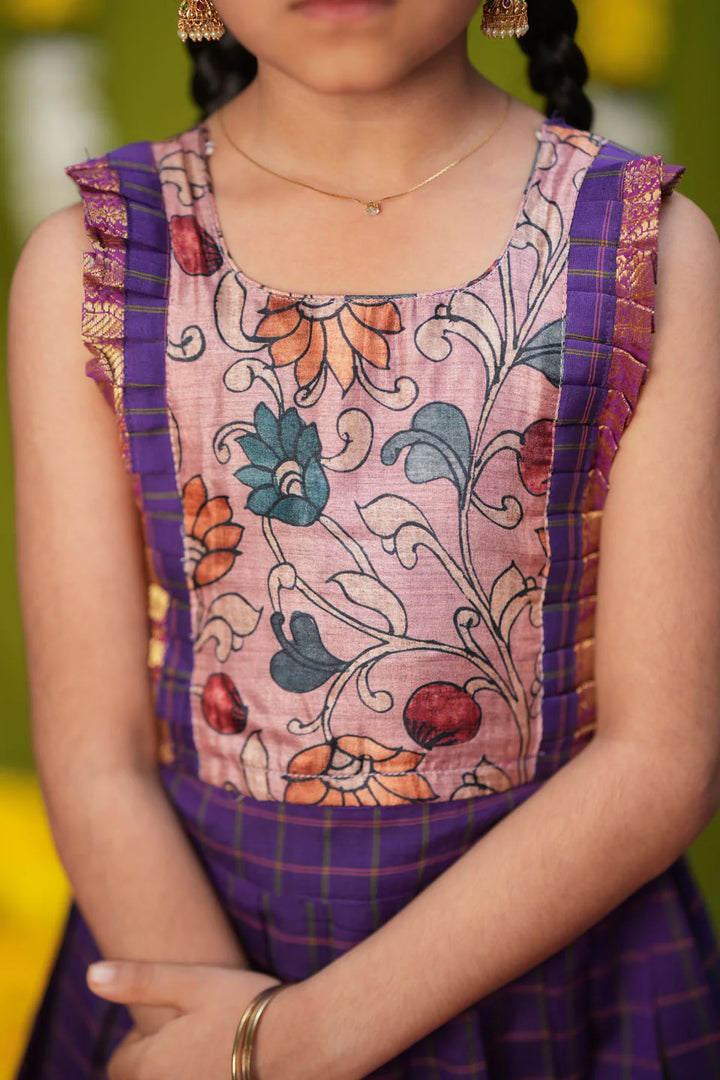 Akshara Purple Lehenga Mini | Made To Order