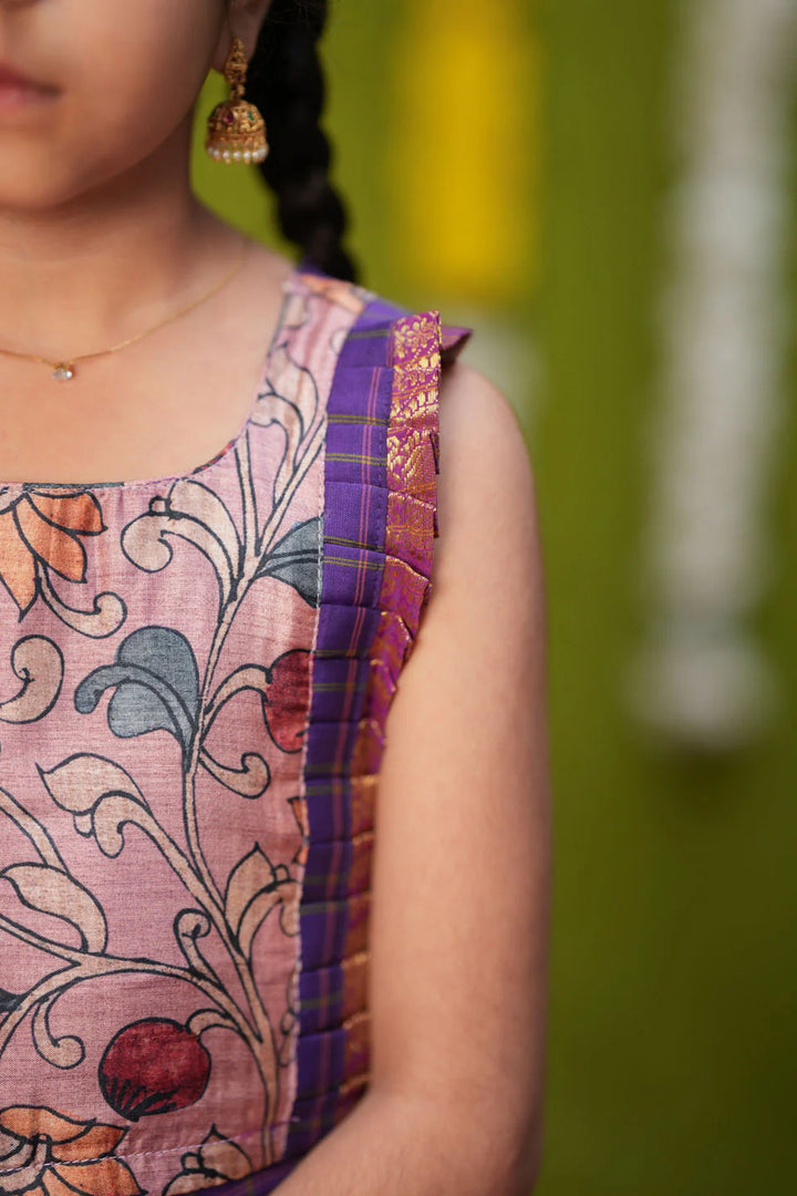 Akshara Purple Lehenga Mini | Made To Order