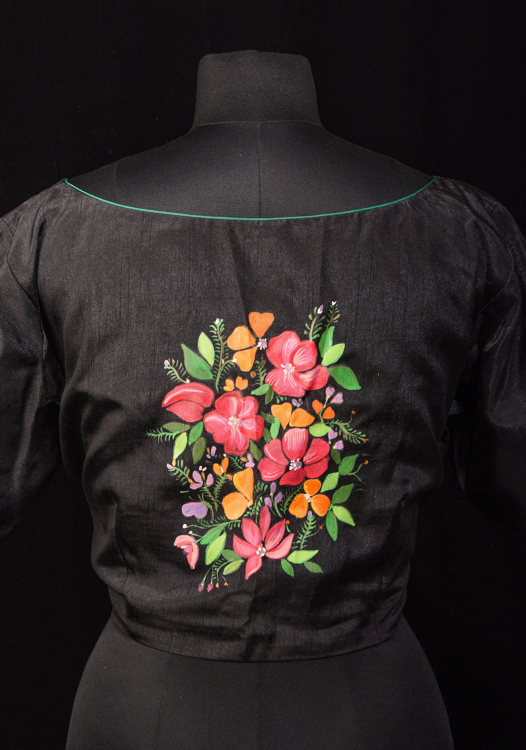 【美品】yilon Joli flower blouse black 美品】yilon Joli flower blouse black yilon Joli flower blouse black