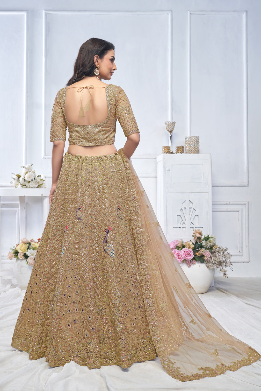 Gilded Majesty Embroidered Lehenga