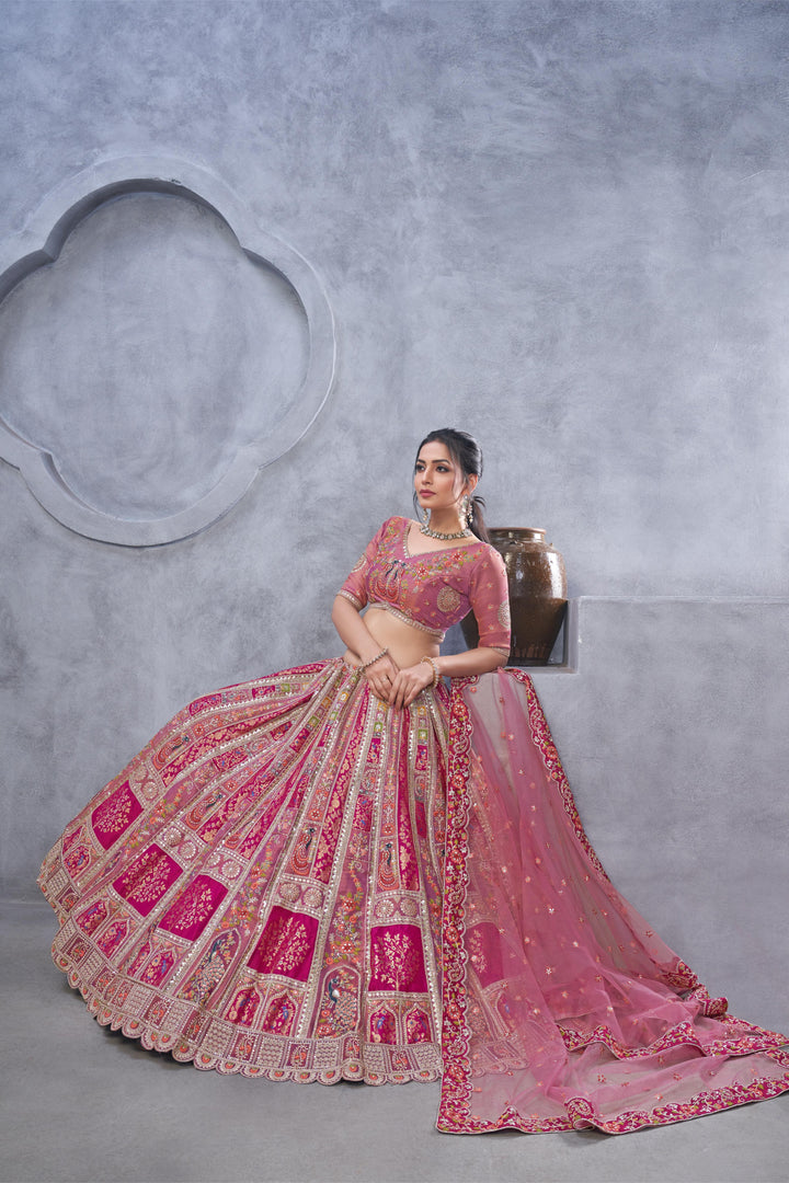 Lilac Royale Embroidered Lehenga