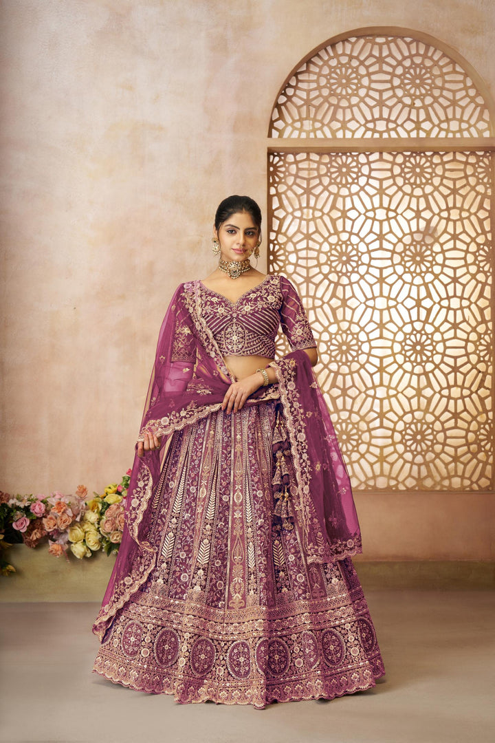 Aranya Lehenga in Purple Royale