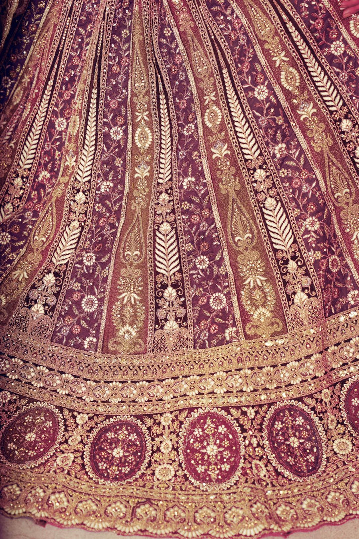Aranya Lehenga in Purple Royale