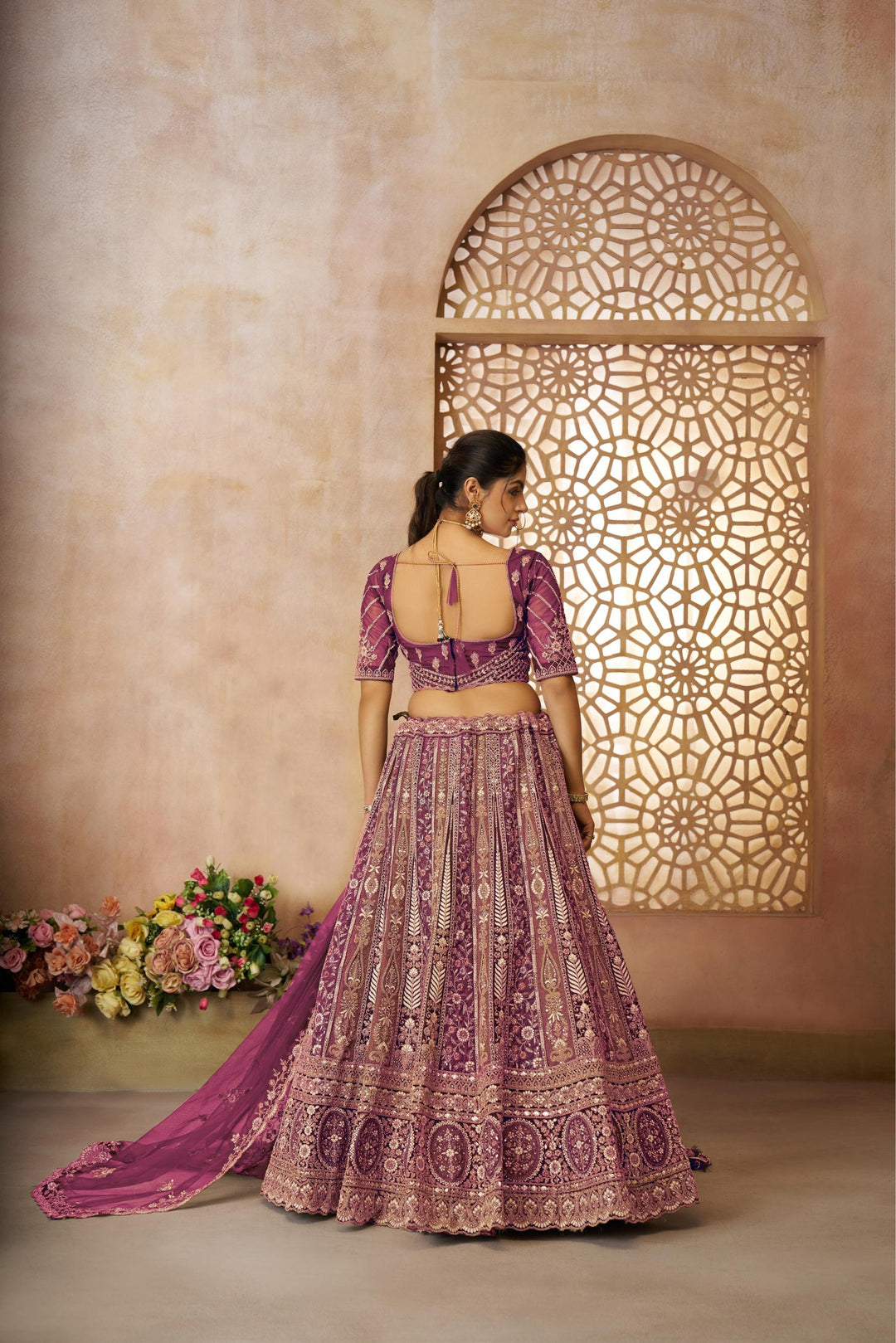 Aranya Lehenga in Purple Royale