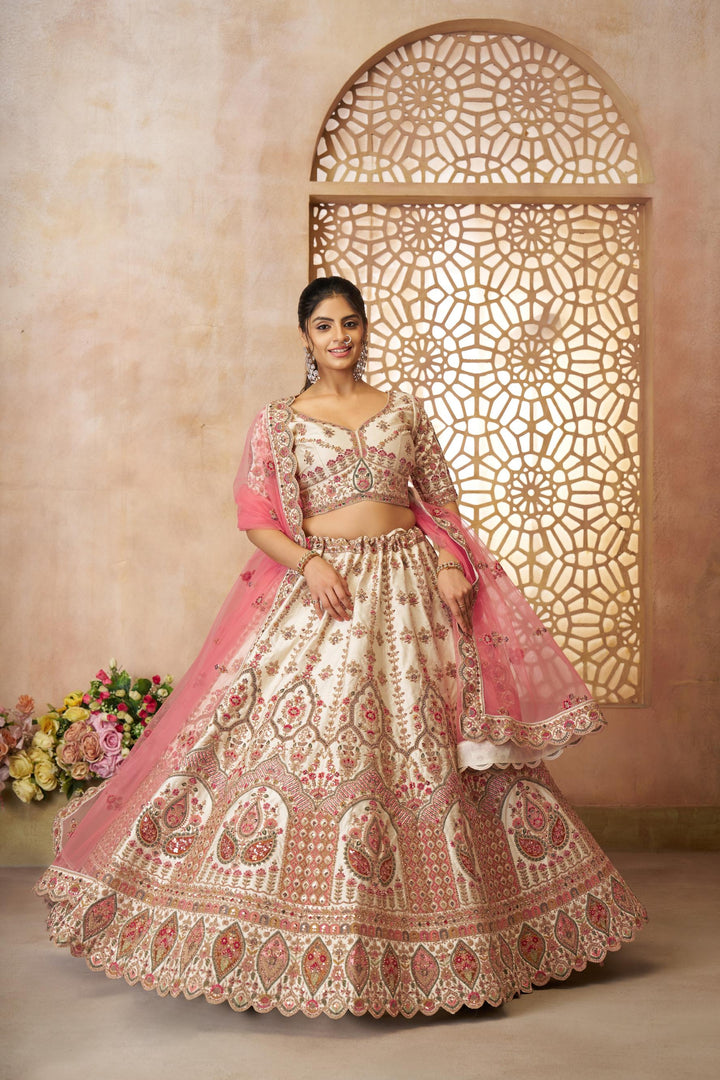 Noorani Ada Zari Bridal Lehenga