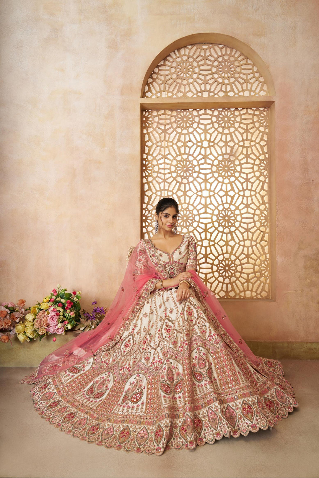 Noorani Ada Zari Bridal Lehenga