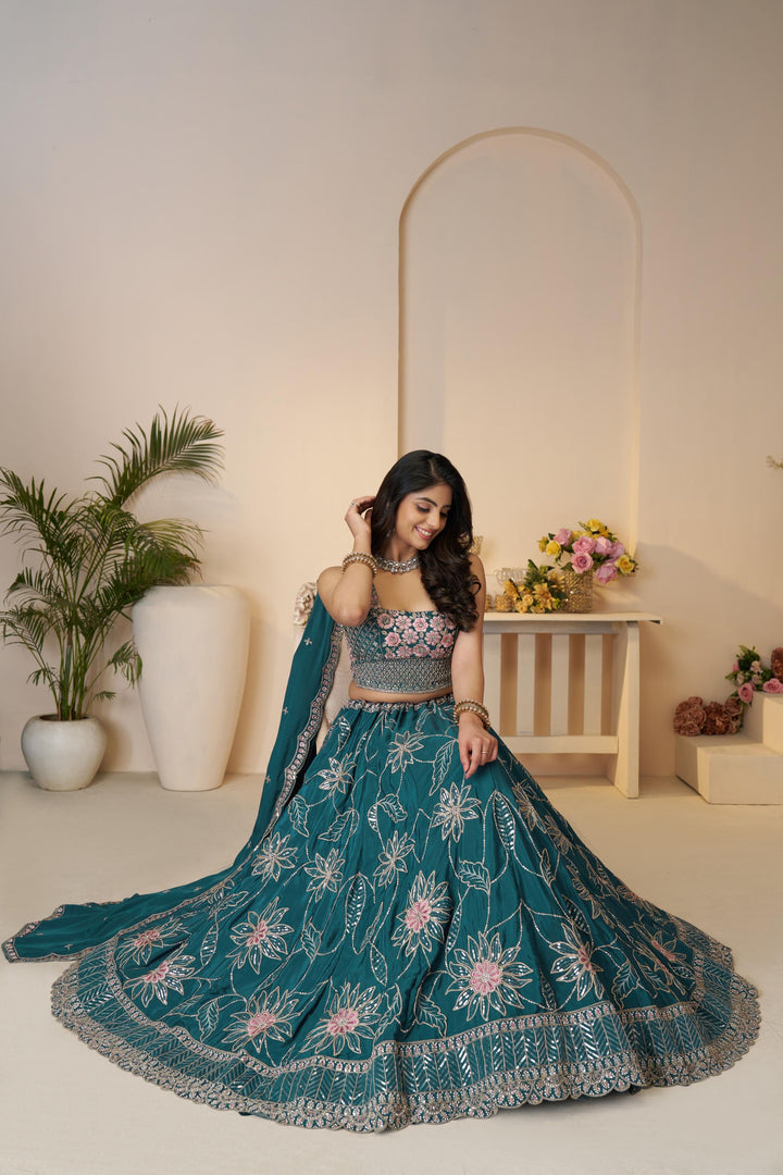 Neel Embroidered Bridesmaid Lehenga