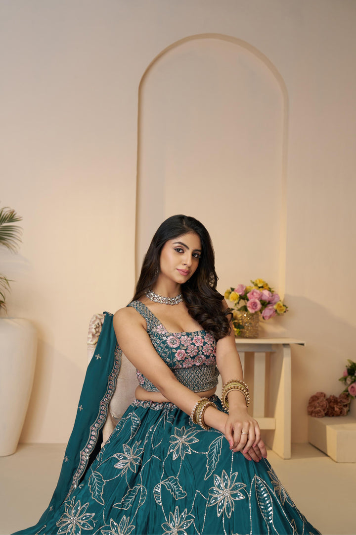 Neel Embroidered Bridesmaid Lehenga