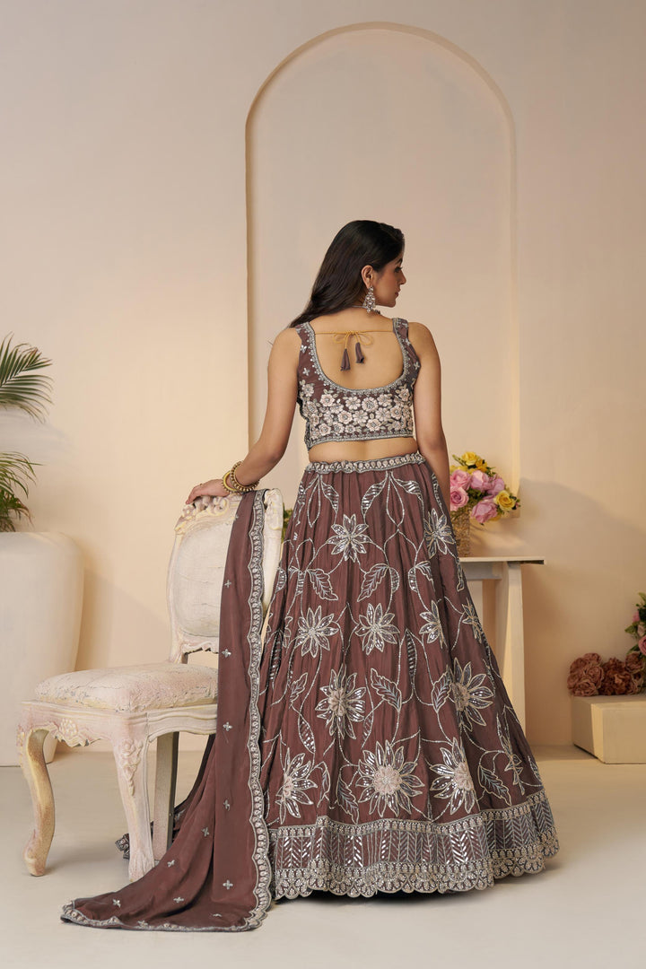Tarini Brown Lehenga