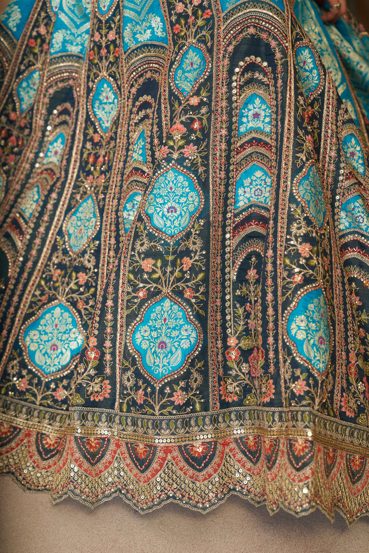 Neelkamal Barasi Silk Lehenga