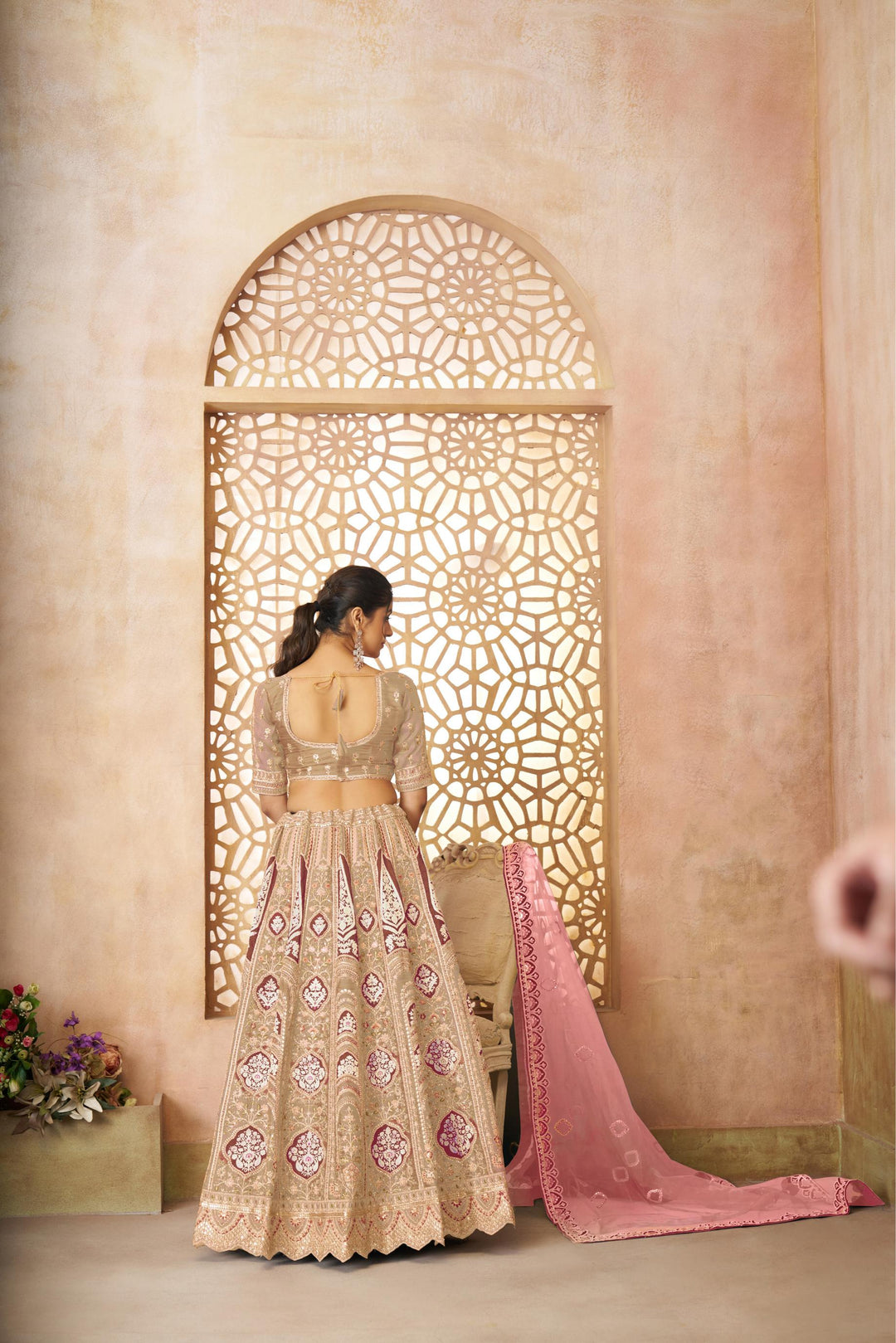 Champayar Barasi Silk Lehenga