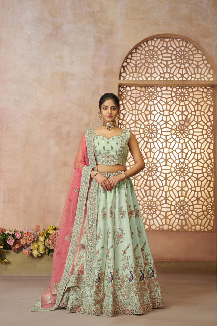 Mayura Gulnaar Zari Silk Lehenga