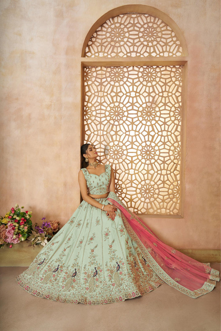Mayura Gulnaar Zari Silk Lehenga