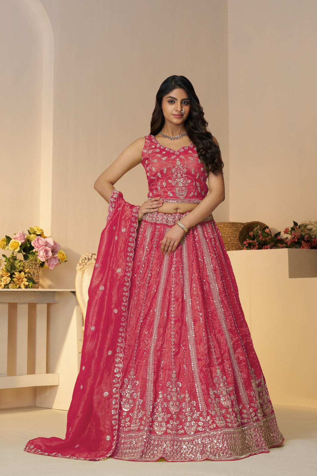 Gulnaaz Rosé Lehenga