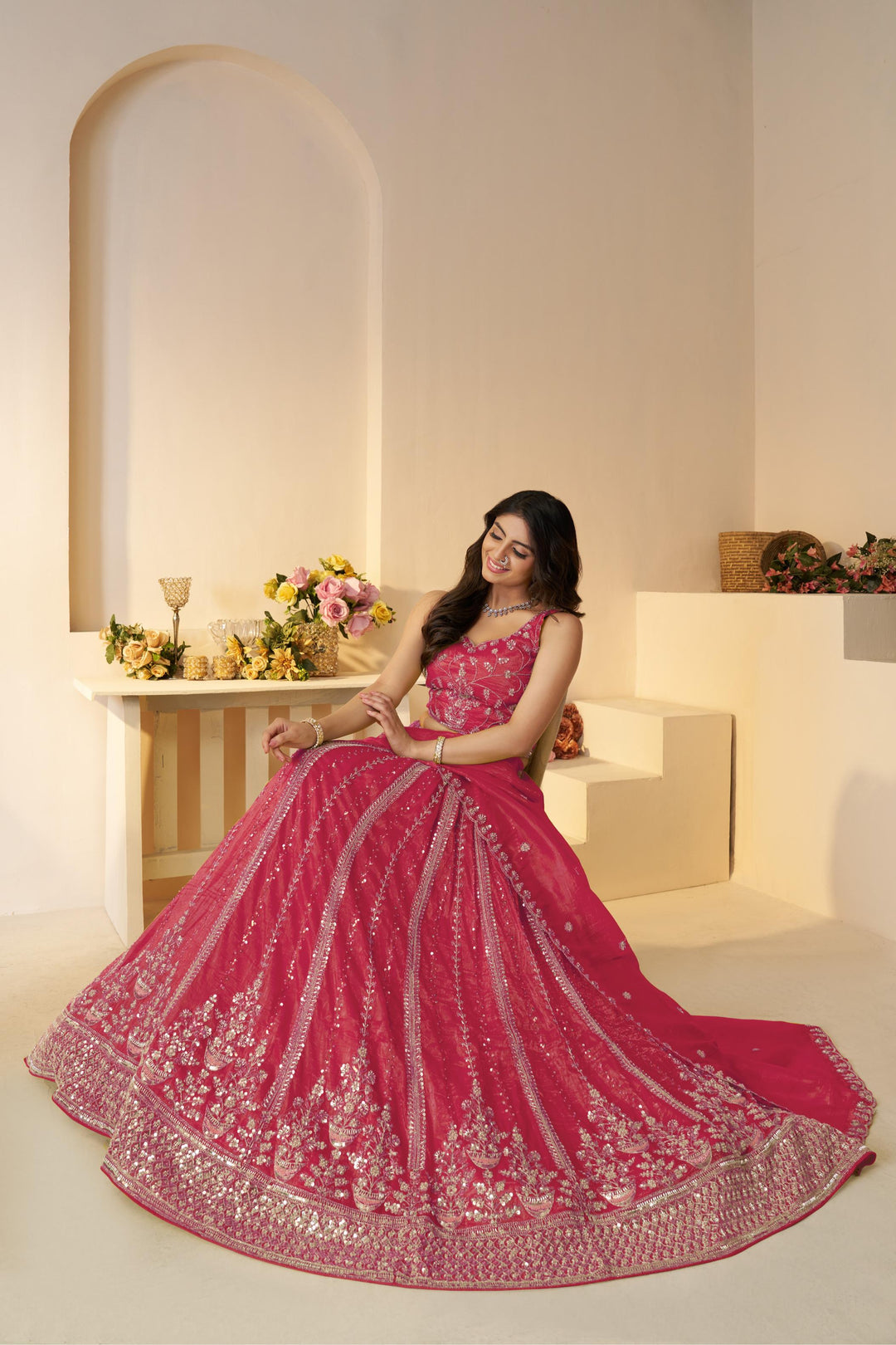 Gulnaaz Rosé Lehenga