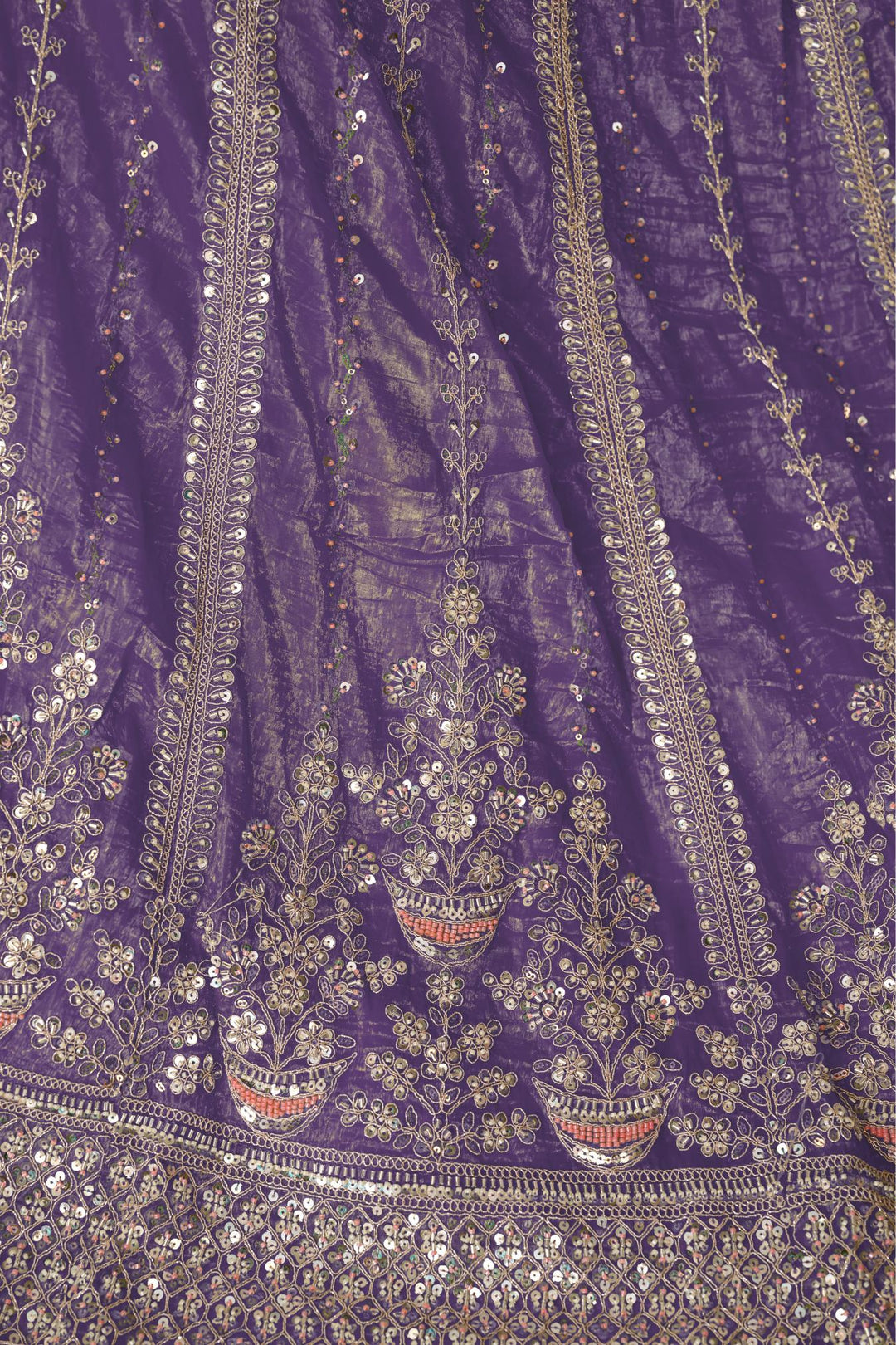 Ruhaniya Lavender Bloom Lehenga