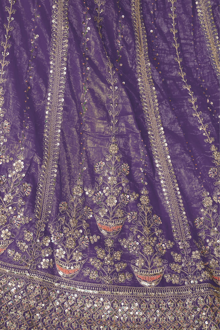 Ruhaniya Lavender Bloom Lehenga