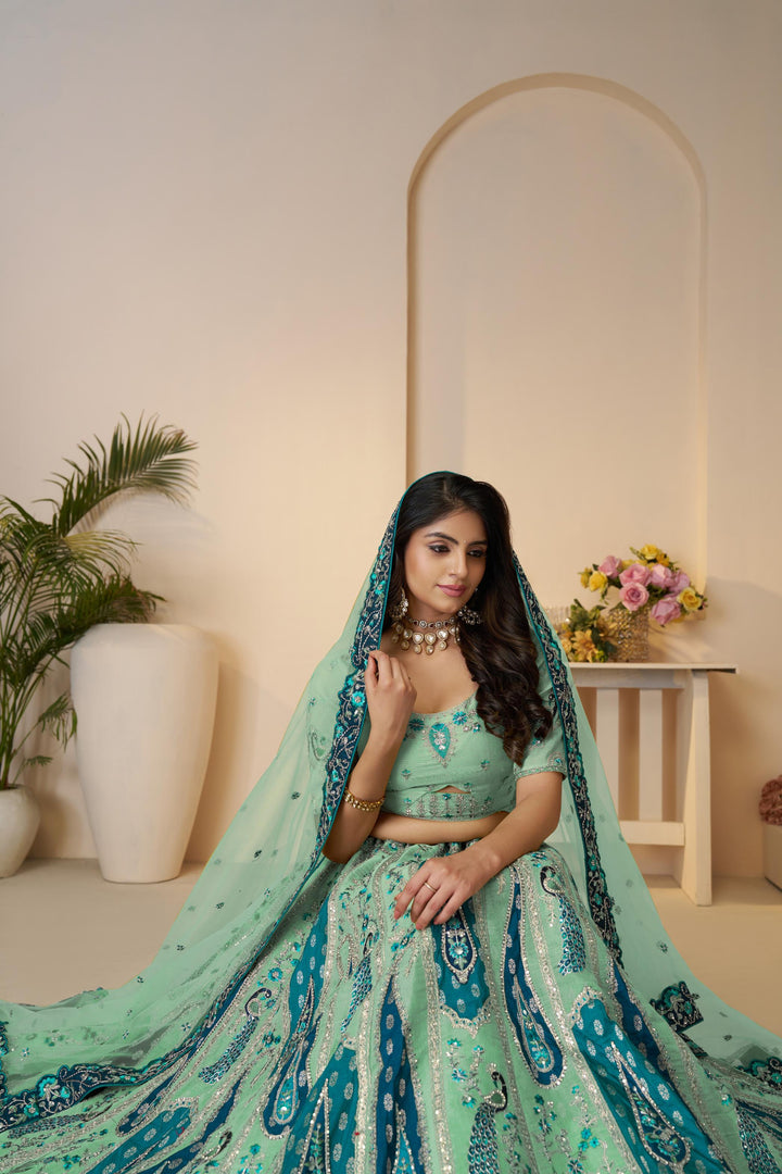 Nilakshi Sitara Bridal Lehenga