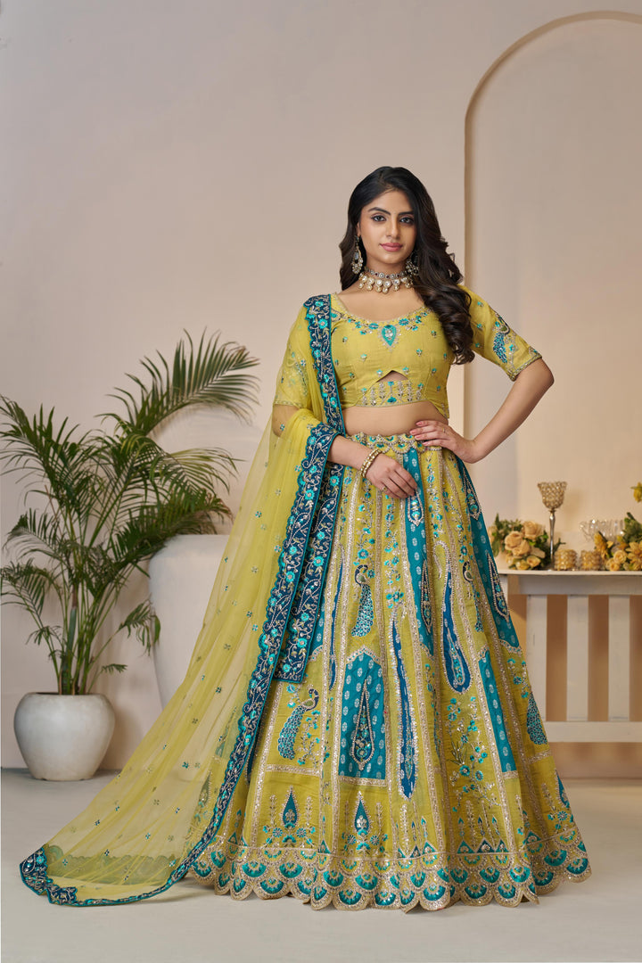 Svarna Mayur Bridal Lehenga