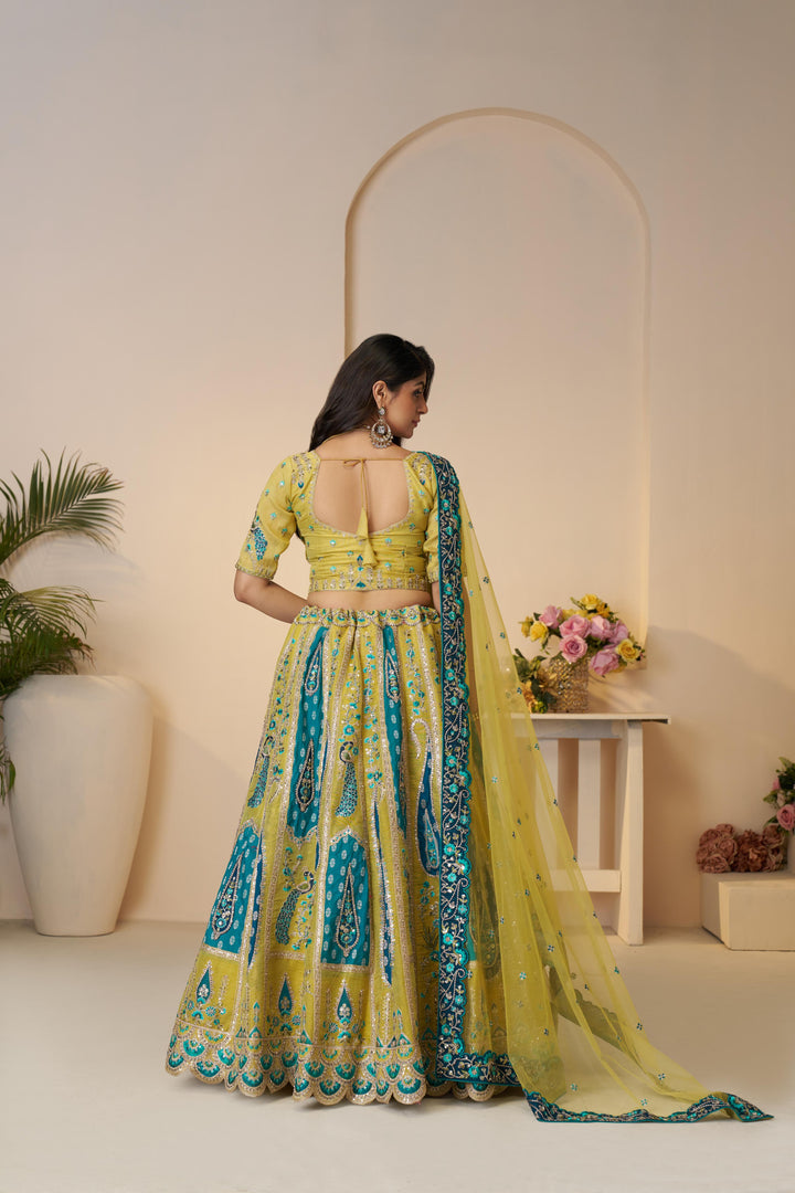 Svarna Mayur Bridal Lehenga