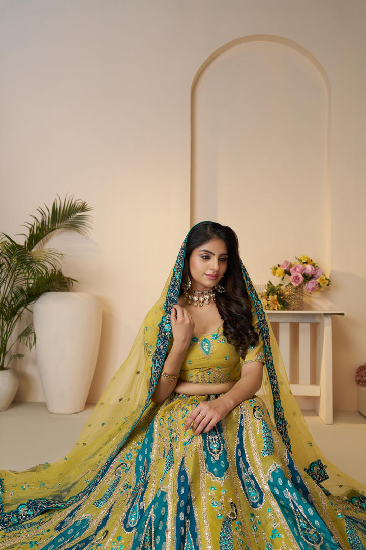 Svarna Mayur Bridal Lehenga