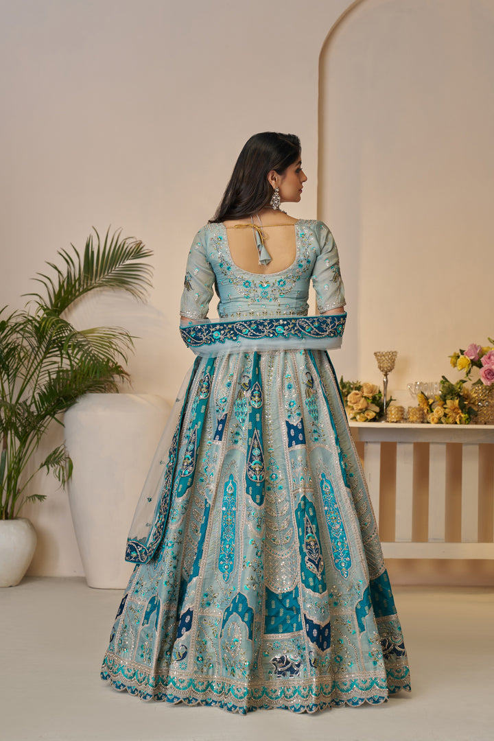 Nilakshi Royal Patchwork Lehenga