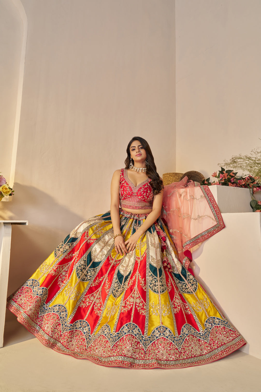 Meherbaan Paiseley Lehengs