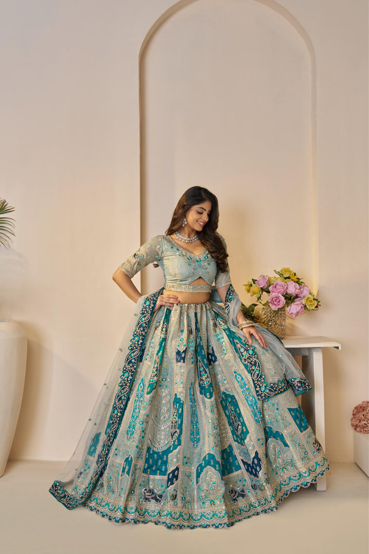 Nilakshi Royal Patchwork Lehenga