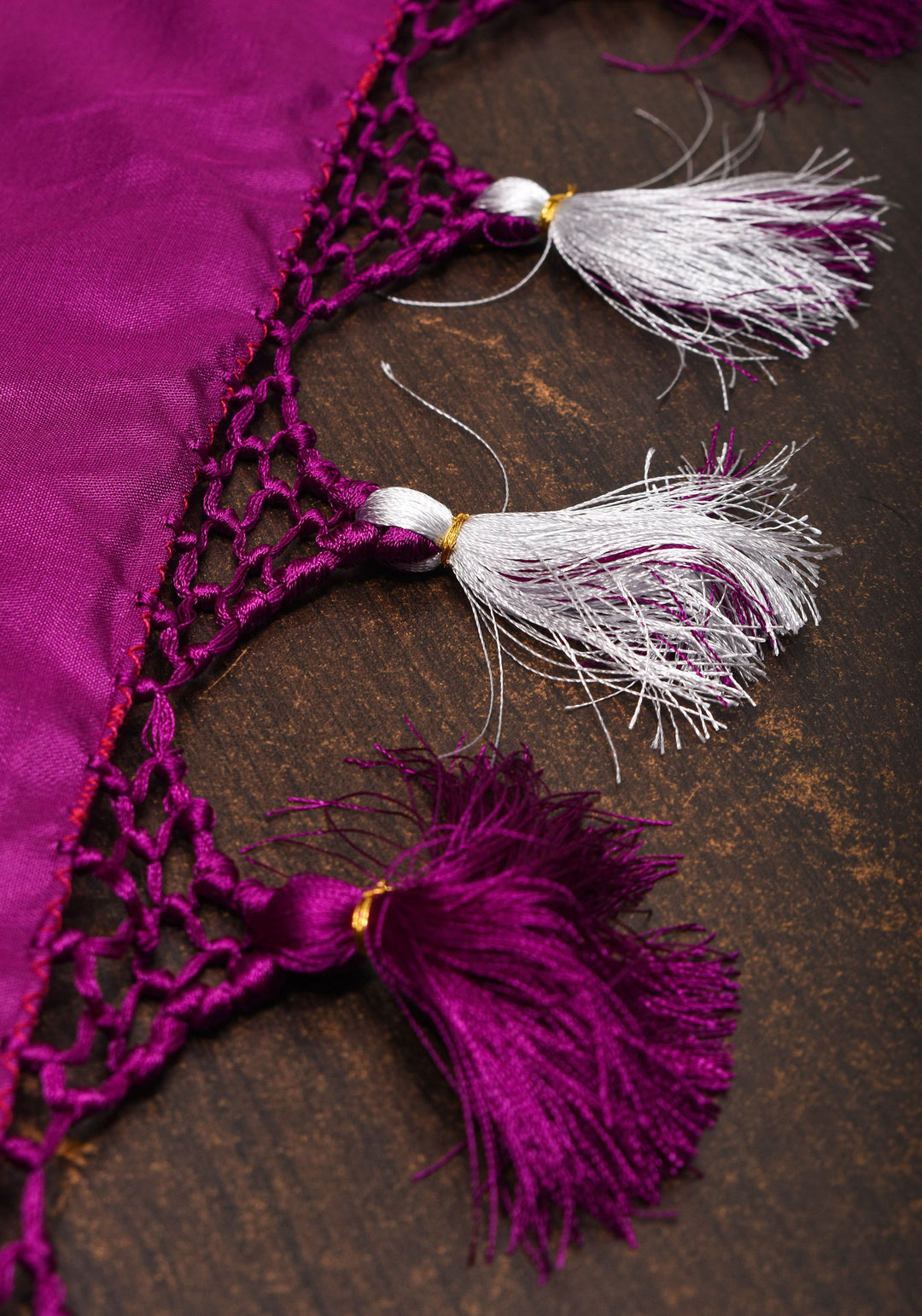 Magenta Exquisite Chandelier Design Grand kadhuwa Meenakari Banarasi Katan Silk Saree  | SILK MARK CERTIFIED