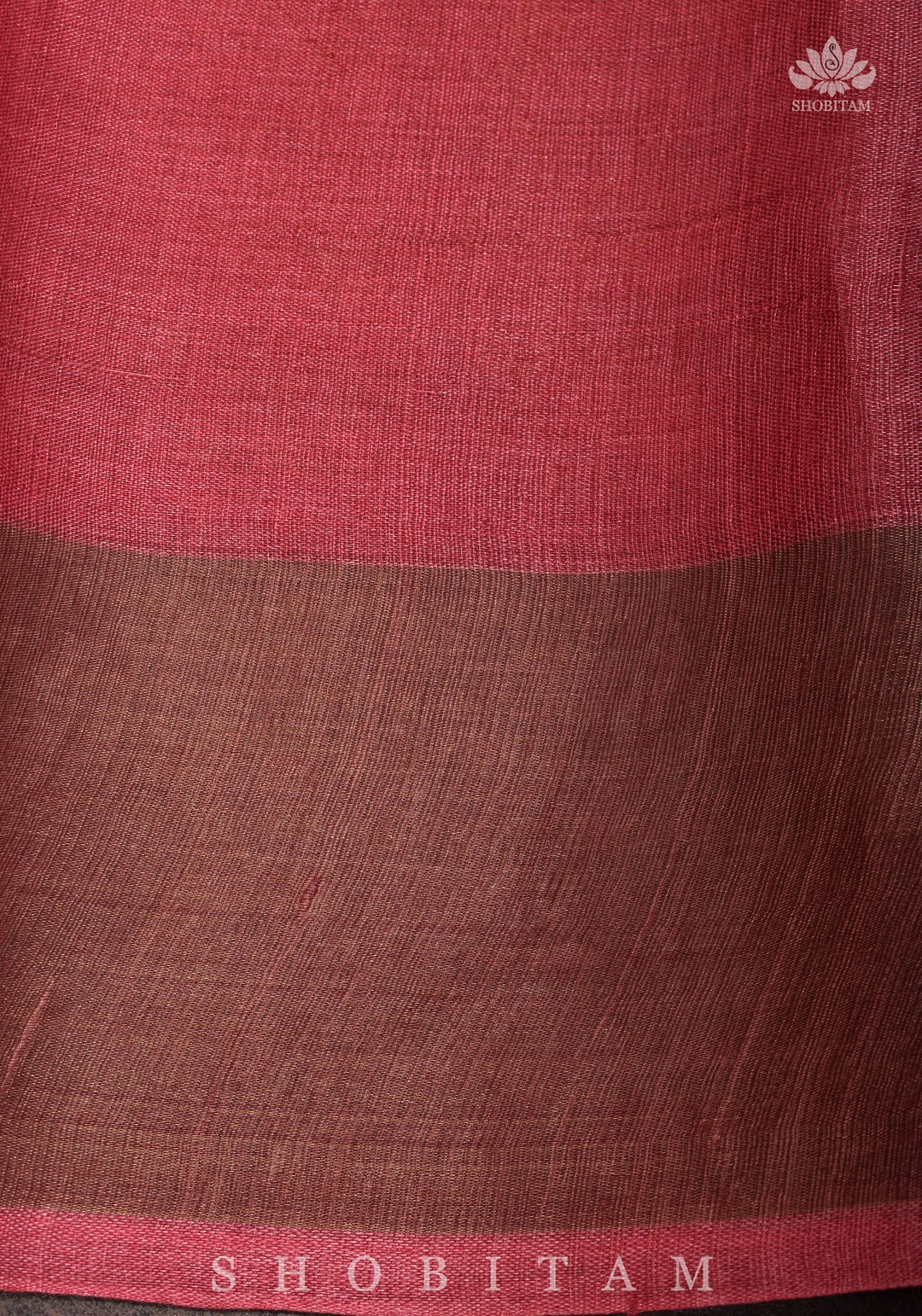 Jari Tussar Silk Saree with Floral Digital Print in Beige | SILK MARK CERTIFIED jii