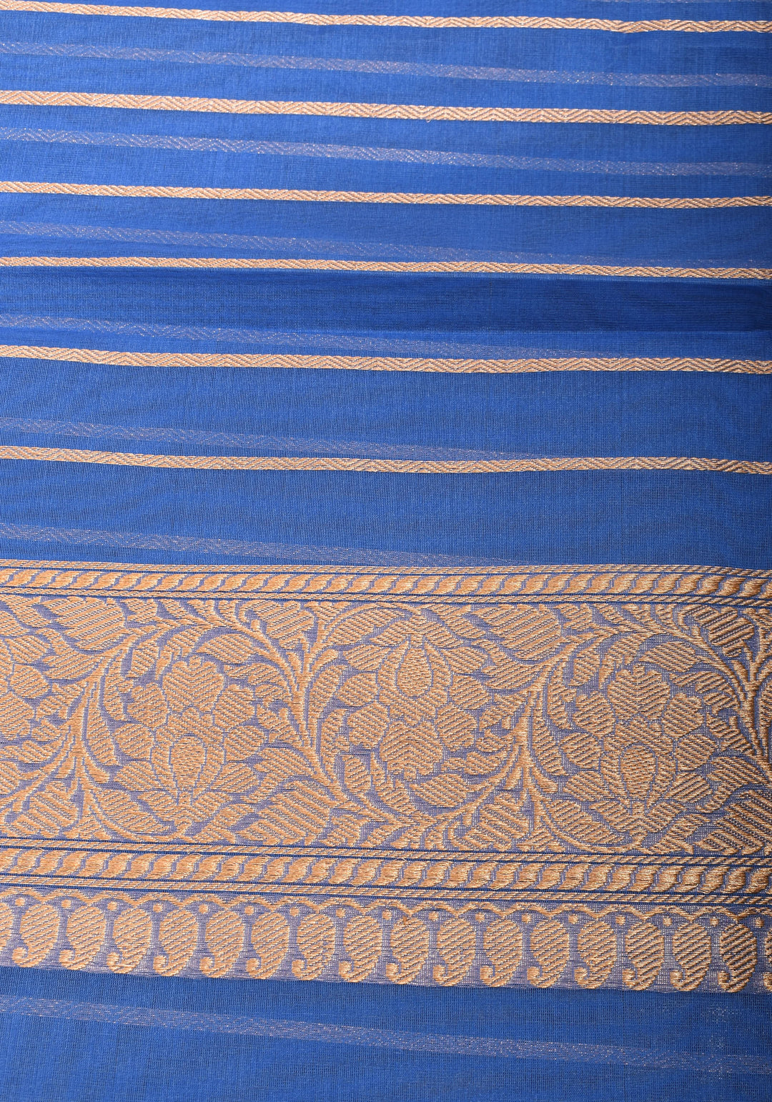 Exquisite Banarasi Kora Silk Saree in Berry Blue with Sona Rupa Zari and Resplendent Pallu  | SILK MARK CERTIFIED
