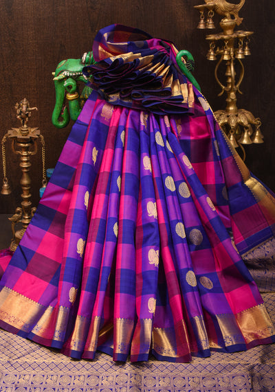 Prism Designs - Saree is a combination of black, pink & purple shades. |  Facebook