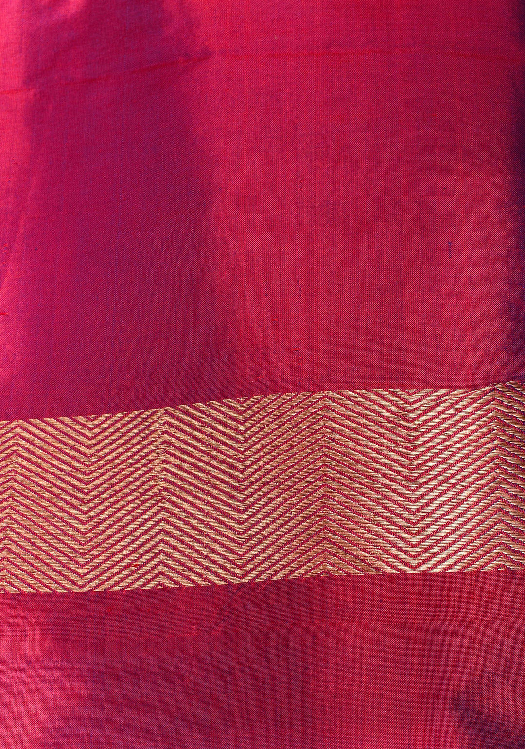 Banarasi Katan Silk Saree in Blue with Alfi Buttas and Zari Stripes  | SILK MARK CERTIFIED | Shobitam