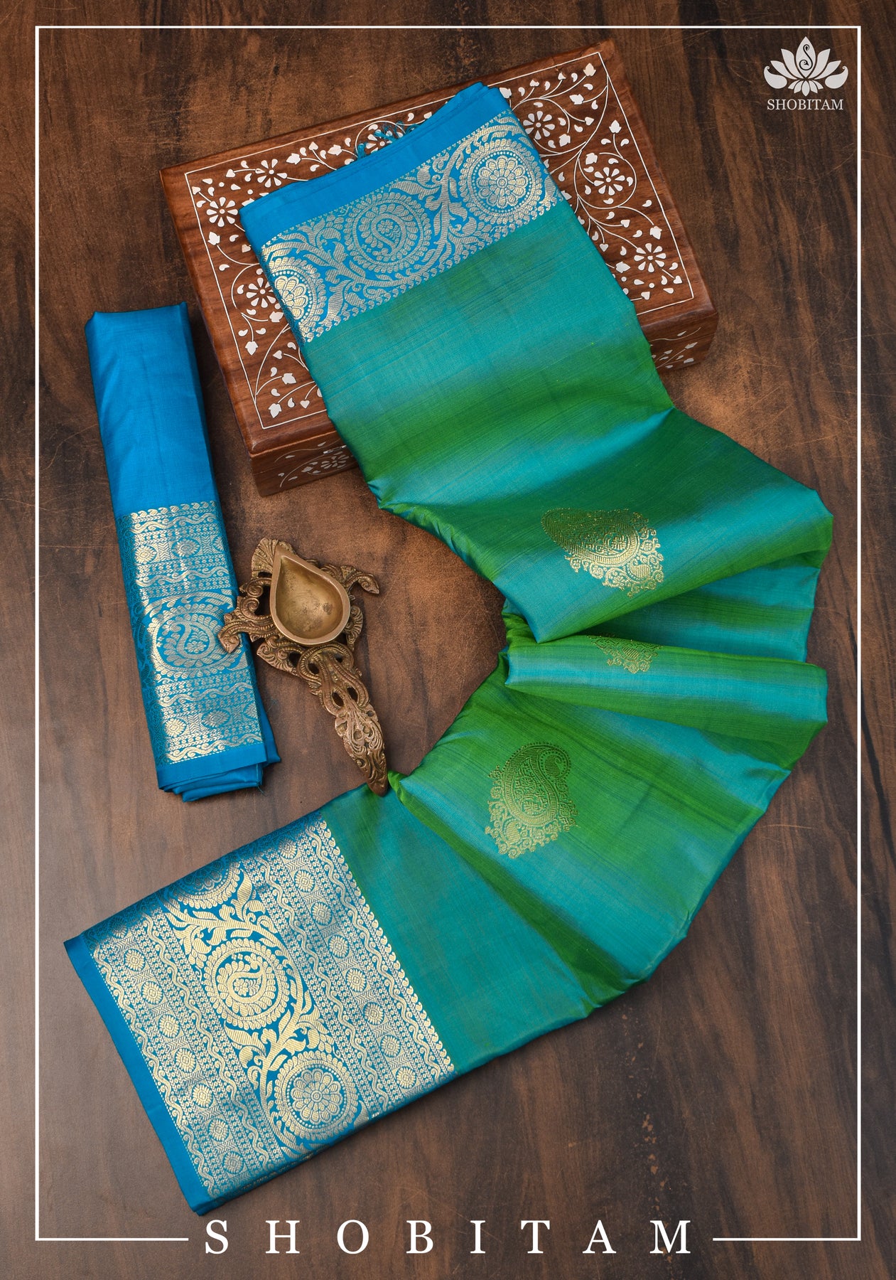 Double Colour Saree - Buy Double Shade Saree Online Now