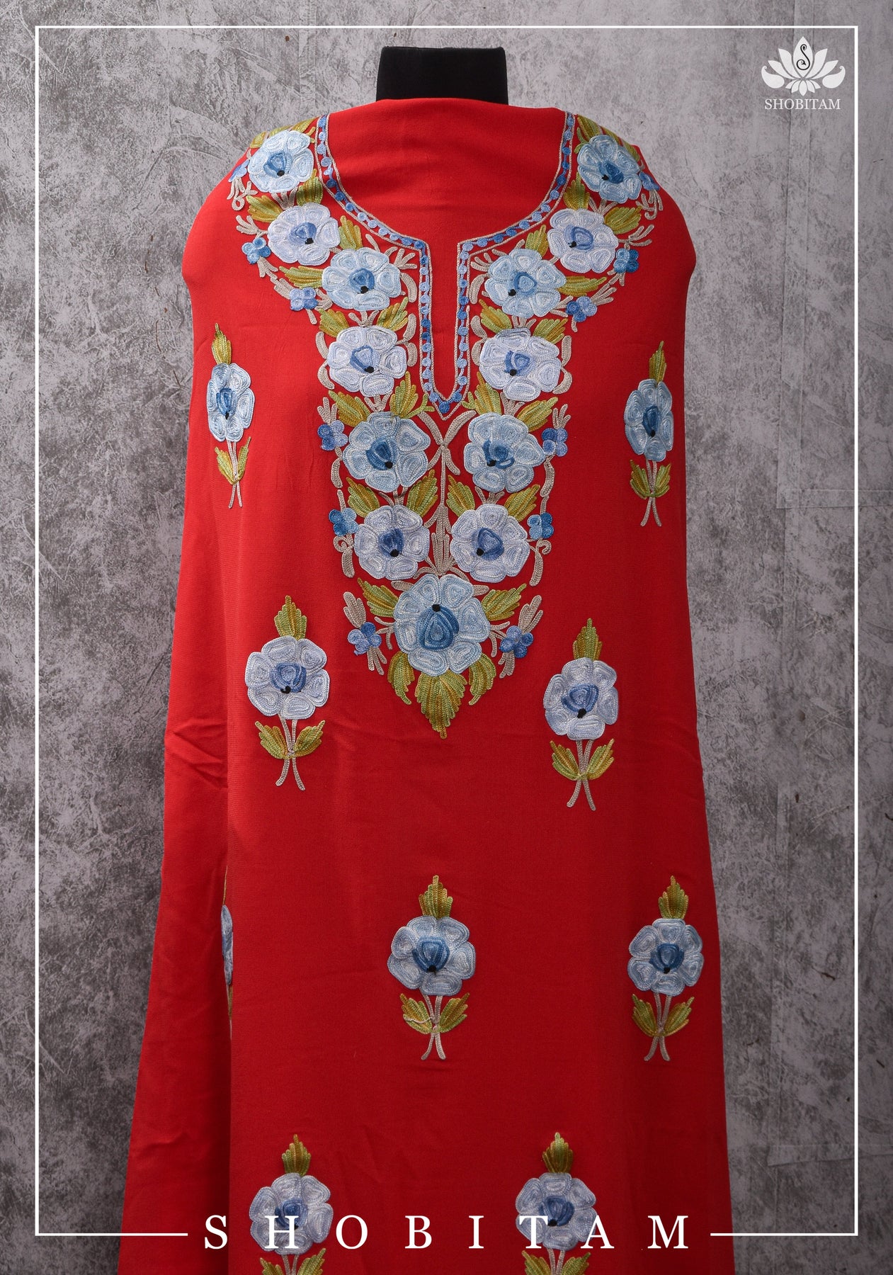 Kashmiri Villa Wool Embroidered Salwar Suit Material Price in India - Buy  Kashmiri Villa Wool Embroidered Salwar Suit Material online at Flipkart.com